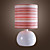 Comtemporary Art Table Light with Global Stand