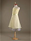  NOA - Vestido de Damita de honor de Organza y Satén