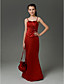  Trumpet/Mermaid Sweetheart Floor-length Satin Junior Bridesmaid Dress