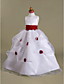  Ball Gown Scoop Floor-length Organza Over Satin Flower Girl Dress