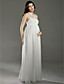  Empire Halter Floor-length Chiffon Satin Maternity Wedding Dress