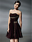  A-line Sweetheart Short/ Mini Chiffon Cocktail Dress