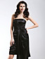  Sheath/Column Strapless Short/Mini Charmeuse Bridesmaid/Cocktail Dress