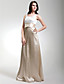  Sheath/ Column Scoop Floor-length Satin Bridesmaid/ Wedding Party Dress