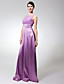  Sheath/ Column Floor-length Elastic Woven Satin Evening Dress