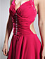  JURGITA - Robe de Cocktail Mousseline Satin