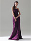  Sheath/Column Strapless Floor-length Satin Bridesmaid Dress