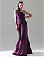  Sheath/Column Strapless Floor-length Satin Bridesmaid Dress