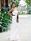  Fascinating Trumpet/Mermaid Strapless Floor-length Taffeta Wedding Dress