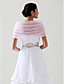  Tulle With Rhinestone Clasp Bridal Wedding Shawl