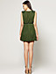  TS Girly Nude Floral Embellished Shoulder Sun Dress Inspired by Celebrity Fashion
