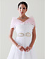  Tulle With Rhinestone Clasp Bridal Wedding Shawl