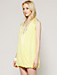  TS Shoulder Beaded Front Cowl Chiffon Dress / Women's Dresses