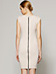  ts nudo piazza scollatura bodycon vestito