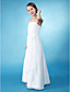  A-line Princess Spaghetti Straps Floor-length Chiffon Junior Bridesmaid Dress