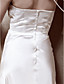  Sheath/Column Halter Chapel Train Elastic Woven Satin Wedding Dress
