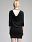  TS Long Sleeve Embellished Jersey Dress
