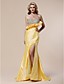  Trumpet/ Mermaid Sweetheart Court Train Taffeta Evening Dress