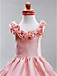  A-line Scoop Floor-length Taffeta Flower Girl Dress
