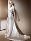  Sheath/Column Halter Chapel Train Elastic Woven Satin Wedding Dress