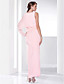  Chiffon Sheath/ Column Floor-length Evening Dress inspired by Ashley Greene at Cannes Film Festival