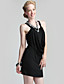  encolure camisole robe drapée design / robes pour femmes (FF-1801be011-0851)