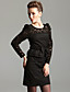  puff ts hombro peplum cóctel