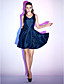  SWANA - Vestido de Cóctel de Tafetán