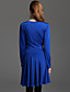  ts croisé knitteddress plissée conception ceinture