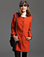  TS Wool Blend Military Round Neck Coat