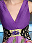  A-line/ Princess V-neck Floor-length Tencel With Sashes/ Beading Ready-to-Wear Evening/ Prom Dress