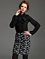  ts Vintage-Stil Fliege große Laterne Ärmel Bluse Shirt