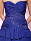  A-line Sweetheart Knee-length Sequined  Chiffon Cocktail Dress