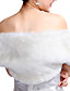  manga corta de plumas / piel con chaquetas de la boda / fiesta / abrigos