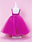  Fabulous Ball Gown Tull Over Satin Flower Girl Dress