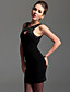  TS Gold Jewel Embellished Mini Dress (More Colors)