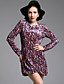  TS VINTAGE Wild Flower Velvet Lantern Dress