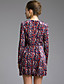  TS VINTAGE Wild Flower Velvet Lantern Dress