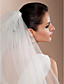  Two-tier Chapel Length Wedding Veils With Finished Edge