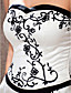  A-line Sweetheart Court Train Satin Wedding Dress with Split Front