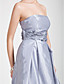  A-line Strapless Knee-length Taffeta Bridesmaid Dress