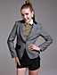  TS Checkered Wool Blazer Jacket