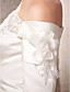  Sheath/Column Off-the-shoulder Floor-length Satin  Wedding Dress