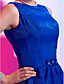  A-line Bateau Neck Short/Mini Organza Over Satin Cocktail Dress