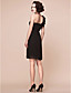  Sheath/Column One Shoulder Knee-length Chiffon Mother Of The Bride Dress