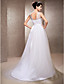  A-line Tulle Wedding Dress With Straps And Sweep/Brush Train