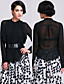  TS Double Layer Ruffle Chiffon Blouse Shirt (More Colors)