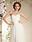  Sweetheart Neck Sweep/Brush Train Tulle Wedding Dress