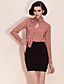  ts de bolinhas babados camisa blusa chiffon