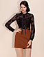  ts staan ​​kraag kanten blouse shirt (meer kleuren)